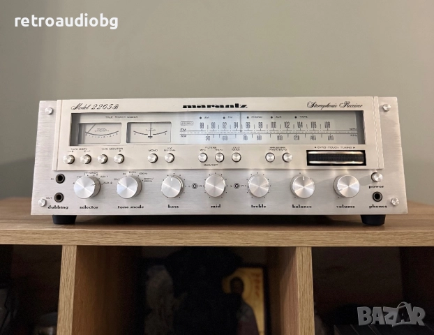 🔉Ретро топ ресивър MARANTZ 2265B - 1977-1980 г. - Made in Japan🔉, снимка 3 - Ресийвъри, усилватели, смесителни пултове - 52325134