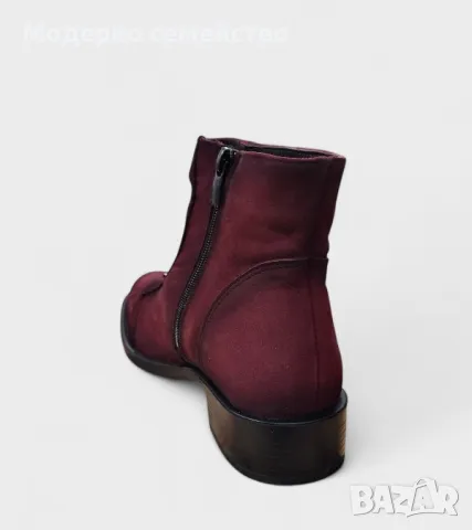 Дамски обувки набук естествена кожа български, снимка 2 - Дамски ежедневни обувки - 48121449