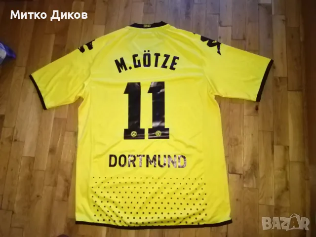 Борусия футболна тениска Каппа    №11 Марио Гьотце размер Л, снимка 5 - Футбол - 47753529
