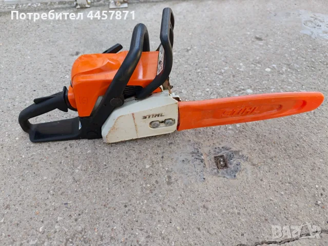 Бензинова моторна резачка STIHL MS 170 (2-MIX) – Оригинална, снимка 2 - Моторни триони/резачки - 56092644