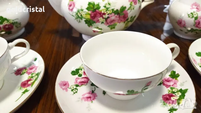 фин костен порцелан Франция чаши за кафе чай , снимка 15 - Антикварни и старинни предмети - 50093345