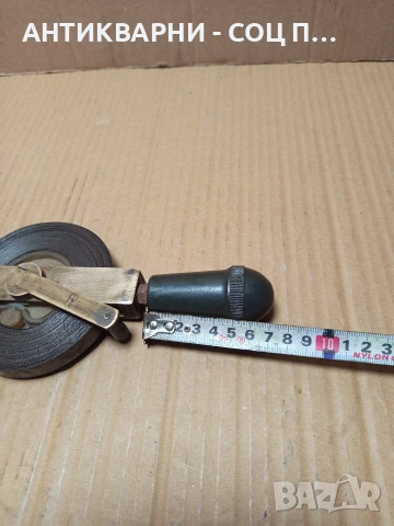 Соц Стара Българска Метална Дълбокомерна Рулетка 0.800кг. НОМЕР 670., снимка 13 - Антикварни и старинни предмети - 53344082