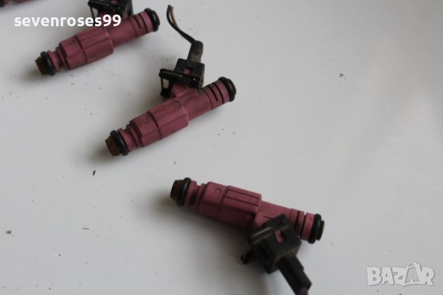 Дюза бензин 4бр комплект 0280155786 Ситроен Форд Пежо Мазда Берлинго Саксо КА Фиеста 5 Citroen Ford , снимка 4 - Части - 39806073