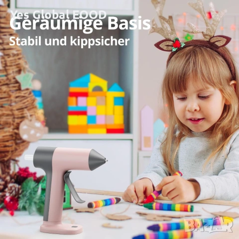 Tilswall безжичен пистолет за горещ силикон, снимка 3 - Други инструменти - 53443533