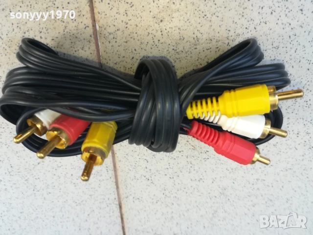 КАБЕЛ-АУДИО ВИДЕО-ЧИНЧОВЕ 1210250849, снимка 2 - Други - 52024201