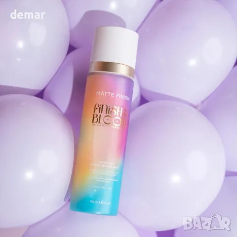 Матиращ спрей за фиксиране на грима Finish&Bloom, снимка 2 - Декоративна козметика - 49083290