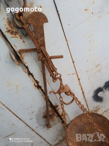 Стар кантар паланса, паланца,арт винтидж старинни , снимка 3 - Други ценни предмети - 41125172