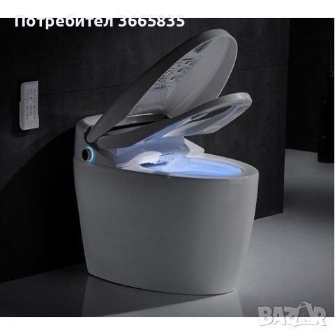 Смарт тоалетна чиния с вграден сешоар, снимка 3 - Тоалетки - 41187502