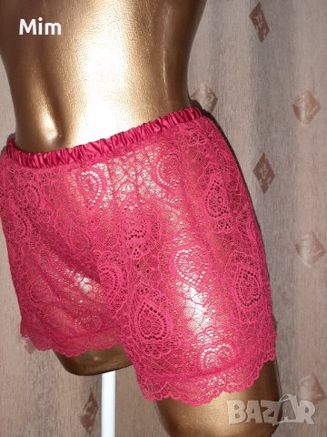 Intimissimi  L Червен еластичен дантелен боксер, снимка 4 - Бельо - 39300022