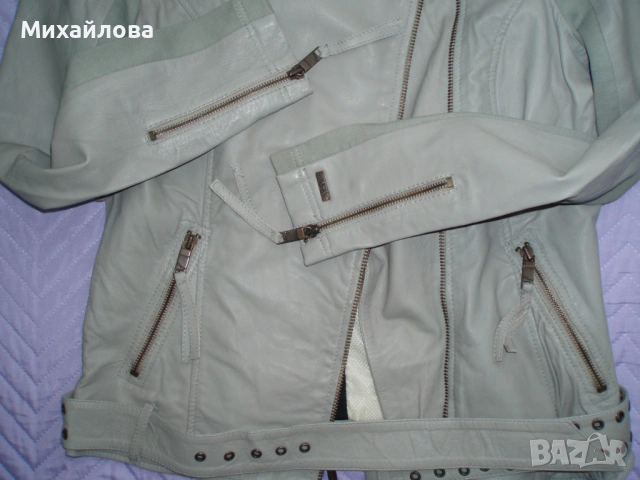 Ново кожено яке MAZE естествена кожа, снимка 3 - Якета - 53780040