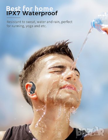 Безжични слушалки QXQ Q32, спортни Bluetooth 5.1 с микрофон, снимка 8 - Bluetooth слушалки - 41772337