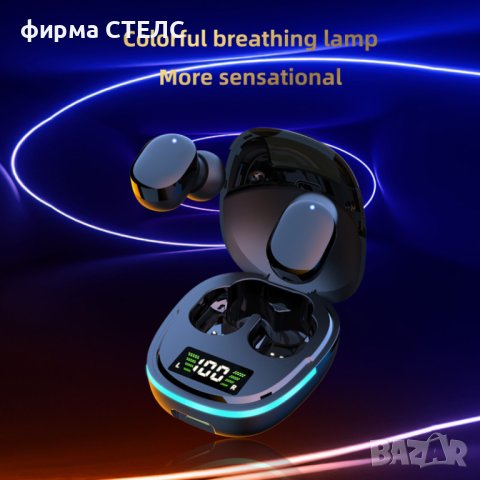 Безжични слушалки STELS G9s, True Wireless, IPX4, Bluetooth, Touch Control, Черен, снимка 6 - Безжични слушалки - 41514755