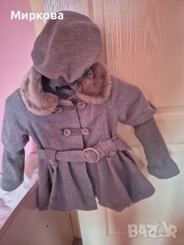 Палто за малки принцеси, размер 5-6 години