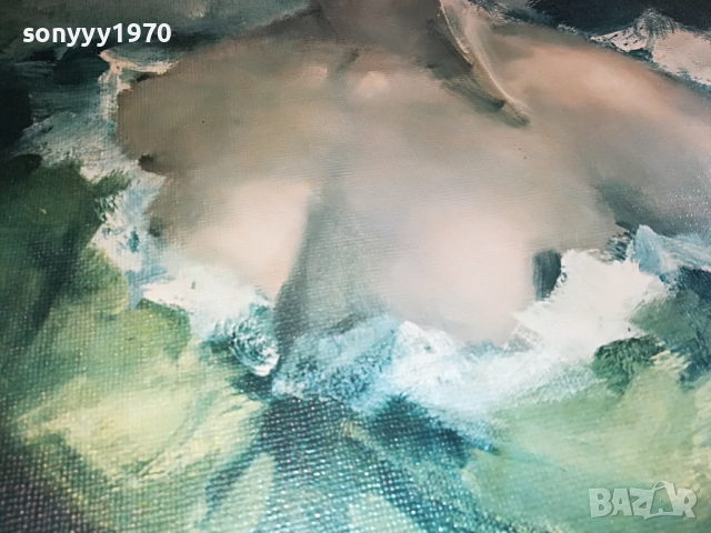 КАРТИНА КРАСИВА МАДАМА 70Х60СМ 0604221852, снимка 4 - Антикварни и старинни предмети - 36368464