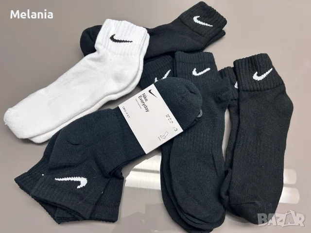 Oригинални чорапи Nike (размер 42-46) – 9 чифта, снимка 2 - Мъжки чорапи - 56331938