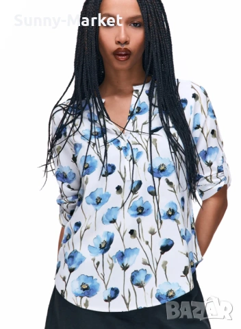 Дамска блуза от вискоза , снимка 2 - Ризи - 53506057