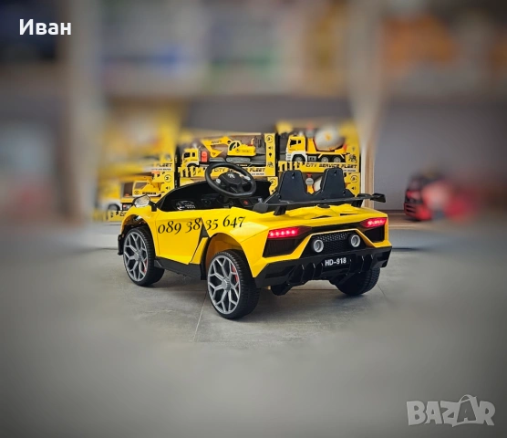ТОП ЦЕНА!НОВО!Акумулаторна кола Chiara/LAMBORGHINI с 12V батерия,USB, снимка 6 - Електрически играчки - 52215783
