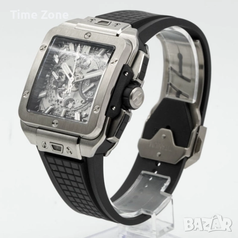 Hublot Square Bang Unico 42mm Chronograph Titanium Skeleton Dial Различни Варианти, снимка 3 - Мъжки - 52996520