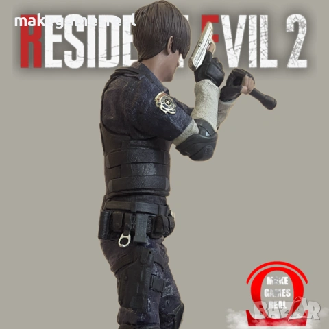 Екшън фигура Resident Evil 2 - Leon S. Kennedy, снимка 5 - Аксесоари - 53394577