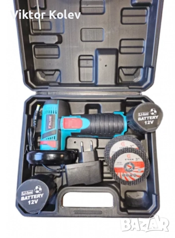 Акумулаторен ъглошлайф 12V – Компактен, мощен и удобен, снимка 3 - Ъглошлайфи - 52945971