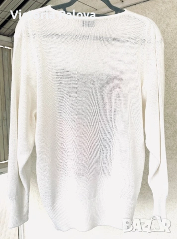 Уникална дизайнерска находка - пуловер MÄRZ München с артистичен цветен панел, снимка 6 - Блузи с дълъг ръкав и пуловери - 53397534