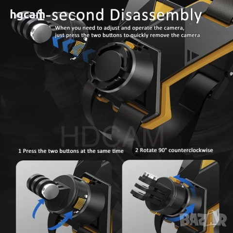 GARV Chin Mount Xtype . Стойка за брадичката на Мотокаска, снимка 3 - Чанти, стативи, аксесоари - 50487208