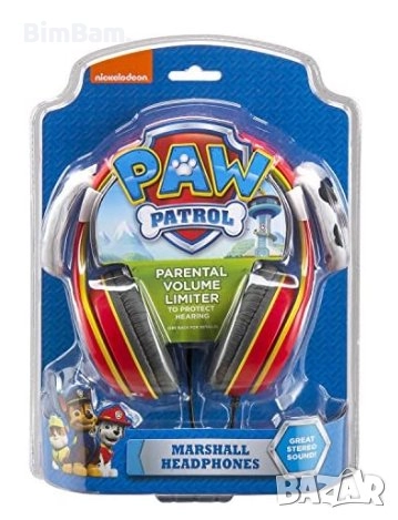 Оригинални детски слушалки Paw Patrol - Marshall - Nickelodeon