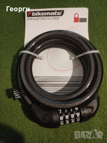 Заключващ стоманен кабел за велосипеди 