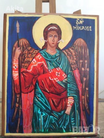 Икона на свети Архангел Михаил, снимка 1 - Икони - 41665125