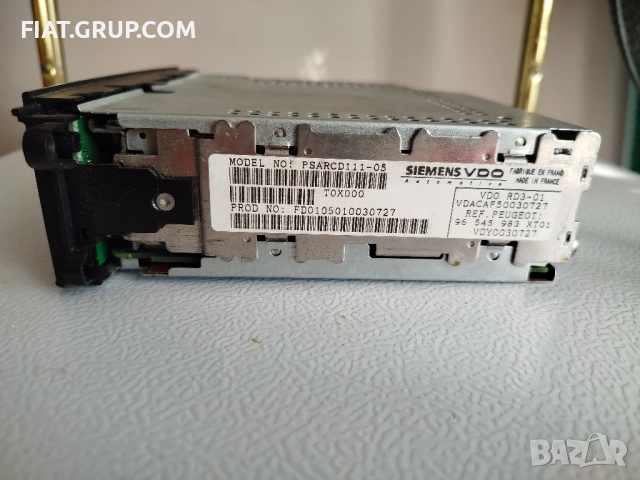 Оригинално Радио CD CITROEN Simens Vdo , снимка 4 - Части - 52524098