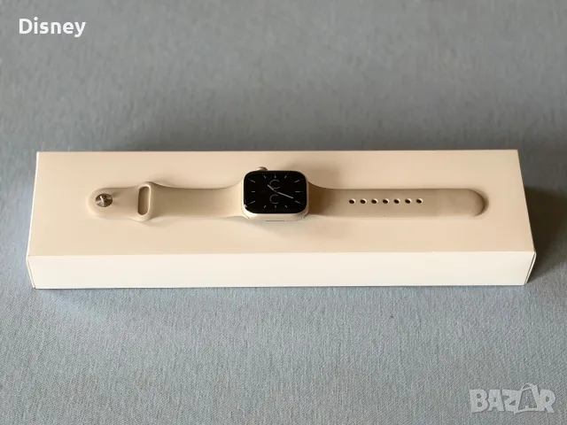 Apple Watch Series 7 Starlight Aluminum Case 41mm, снимка 4 - Смарт часовници - 56137792