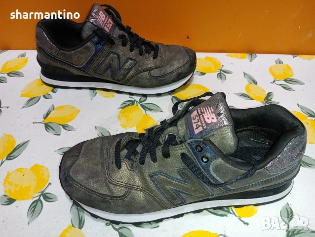 New Balance 574 кожени N 39, снимка 9 - Маратонки - 53360774