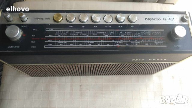 Радио Telefunken bajazzo ts 401, снимка 5 - Радиокасетофони, транзистори - 41390568