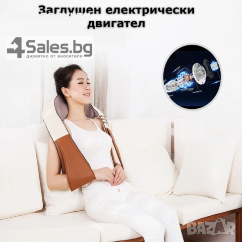 Шиацу масажор за врат и гръб, снимка 9 - Масажори - 53151360