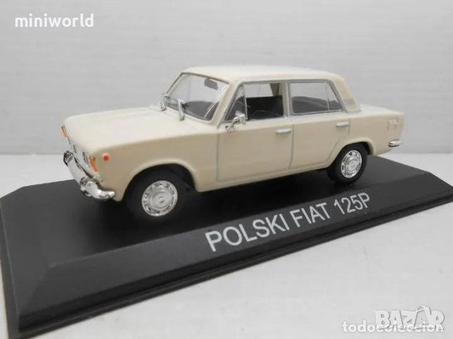 FIAT 125P Полски - мащаб 1:43 на DeAgostini моделът е нов в блистер, снимка 8 - Колекции - 28410861