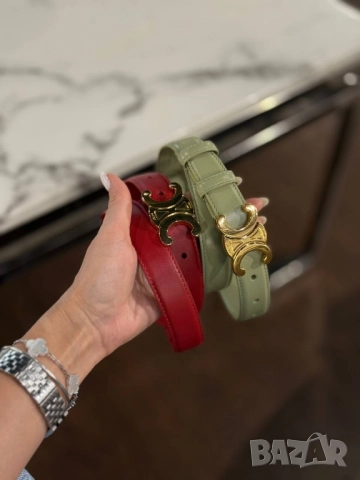 колани от естествена кожа в кутия celine