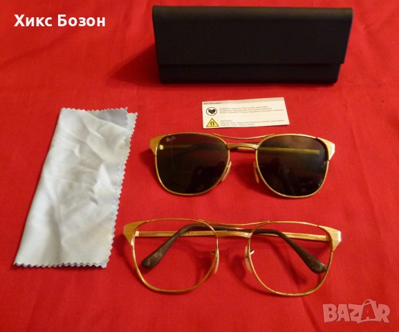 Рядък модел Ray Ban Wayfarer Signet слънчеви   очила + 2-ри рамки, снимка 5 - Слънчеви и диоптрични очила - 51908250
