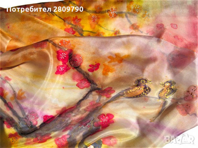 Sakura Blossoms / Цветущая Сакура / Цъфти Сакура / Sakura-Blüten, снимка 4 - Шалове - 32854478