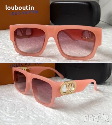 Louis Vuitton 2023 висок клас слънчеви очила унисекс розово, снимка 1 - Слънчеви и диоптрични очила - 38999667
