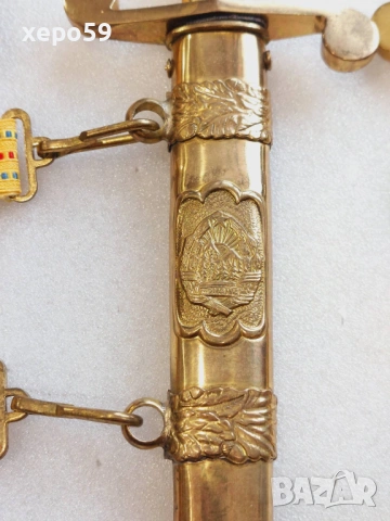 Румънски соц. кортик- два броя,с колана и носачите е 140 евро,другият 100 евро., снимка 6 - Антикварни и старинни предмети - 53397819