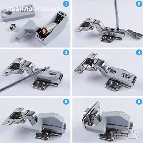 лед осветление за шкафове и гардероби-светва при отваряне, снимка 3 - Други - 51002184