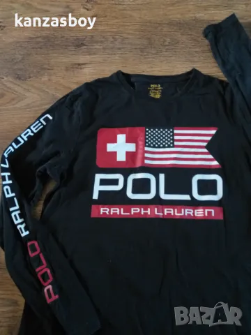 Polo Ralph Lauren - страхотна мъжка блуза М , снимка 2 - Блузи - 47779624