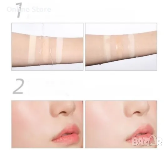 Водоустойчива пудра за лице, снимка 10 - Декоративна козметика - 47951554