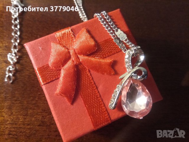 Колие с кристал, снимка 8 - Колиета, медальони, синджири - 41449015