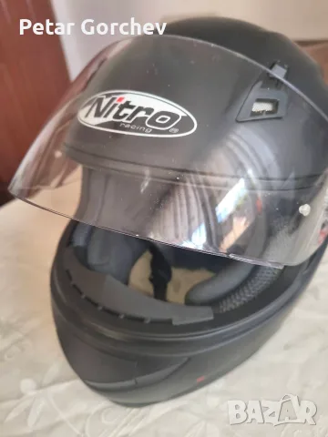 Мото каска NITRO Full face Matt Black