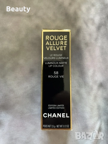 Червило Chanel Rouge Allure Velvet, снимка 2 - Декоративна козметика - 56151448