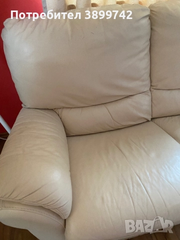 Продава се: Кожен диван с релакс механизъм – Велико Търново, снимка 4 - Дивани и мека мебел - 52689167
