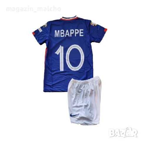 ДЕТСКИ ФУТБОЛЕН ЕКИП – NIKE FF FRANCE MBAPPE 10; размери: 160/176 см., снимка 2 - Футбол - 38660429