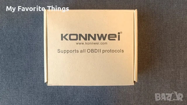 KONNWEI OBD2 Bluetooth диагностичен скенер за автомобил