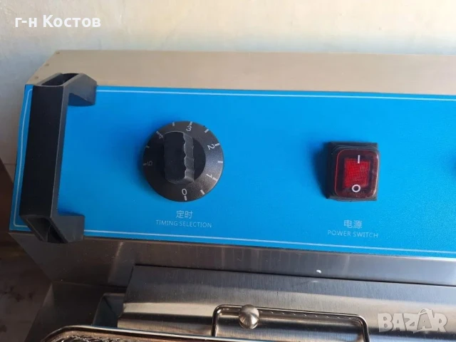 Фритюрник професионален на ток Монофазен Голяма вана 2х20 или 2х30 литра , снимка 4 - Обзавеждане на кухня - 51014444